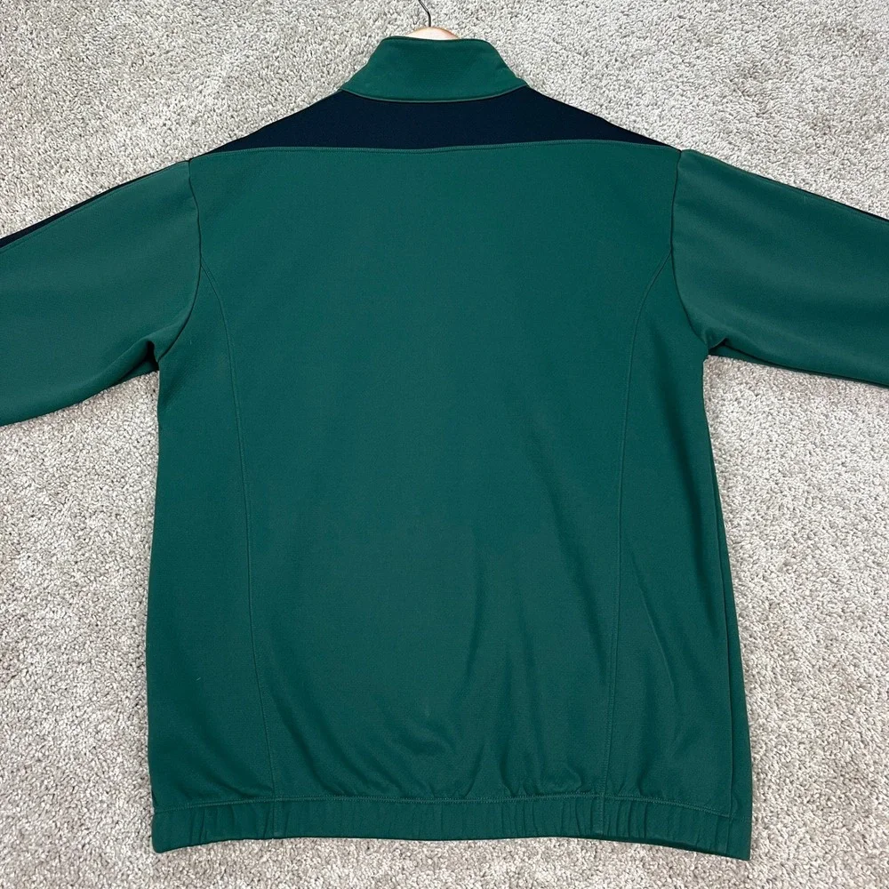 Nike Pullover Men Medium Green Long Sleeve Golf Therma-FIT 1/4 Zip Fleece Swoosh